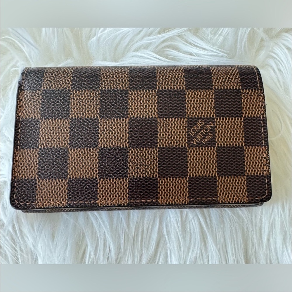Authentic Louis Vuitton Damier Portefeuille Tressor Wallet w/ COA